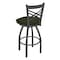 Holland Bar Stool Co 30" Swivel Bar Stool, Pewter Finish, Canter Pine Seat 82030PW010 - alternate 3